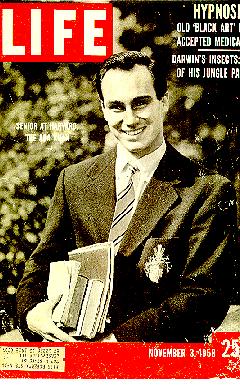 His Highness on the cover of Life Magazine -
Senior at Harvard 1958