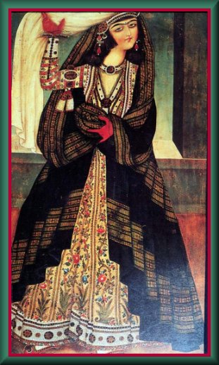 Muslim Lady dressed for celebration