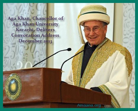 Aga Khan delivers Convocation address AKU 2013