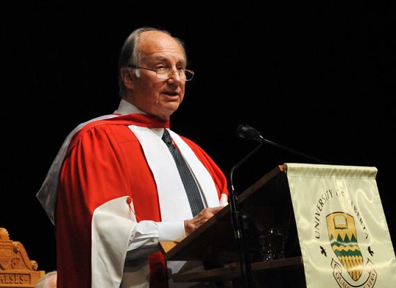 The Aga Khan, the 49th Hereditary Imam of the Shia Imami Ismaili Muslims, conferred Honorary Degree of Laws at the University of Alberta