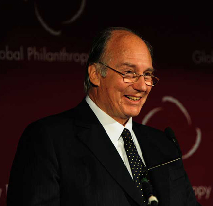 The Aga Khan, the 49th Hereditary Imam of the Shia Imami Ismaili Muslims, with the Honorable Hillary Rodham Clinton, United States Secretary of State, at the State Department