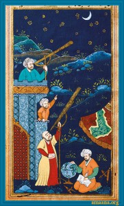 Astronomers Ottoman painting 17c