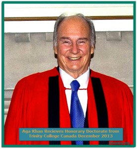 Aga Khan Receives Honorary Doctorate Trinity College