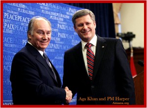 Aga Khan and Prime Minister Harper