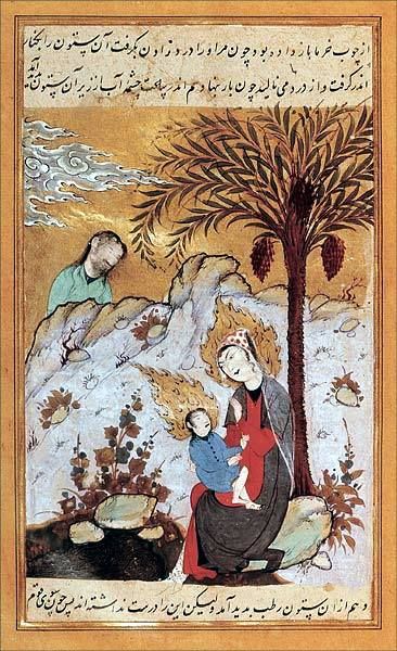 Mary and Jesus Persian Art